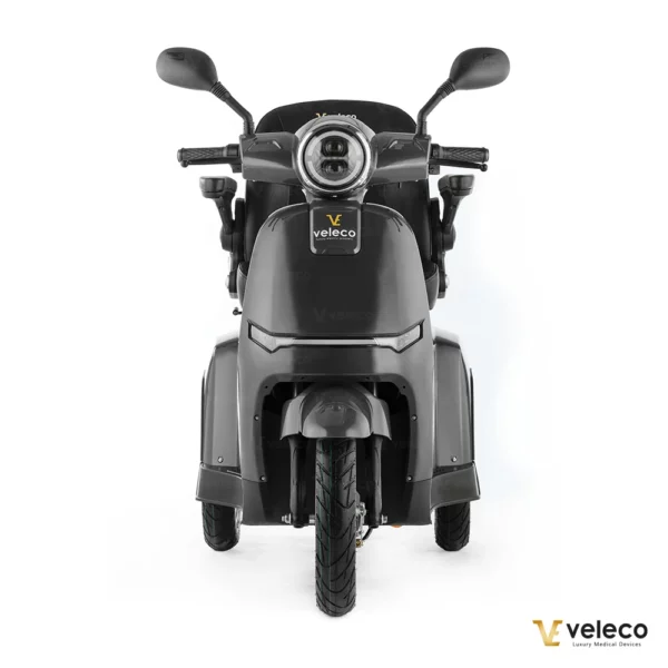 Veleco TURRIS gray mobility scooter front product photo