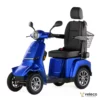 Veleco GRAVIS blue mobility scooter with high-back extra comfy captain side product photo