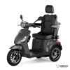 Veleco DRACO gray mobility scooter with captain seat side