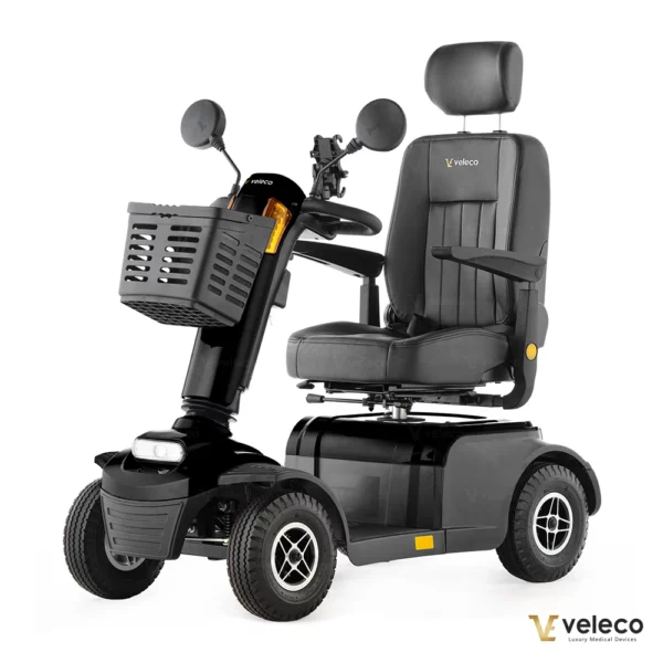 Veleco LOOPER BLACK mobility scooter medium-sized with comfortable seat