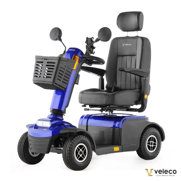 Veleco LOOPER BLUE mobility scooter medium-sized with comfortable seat